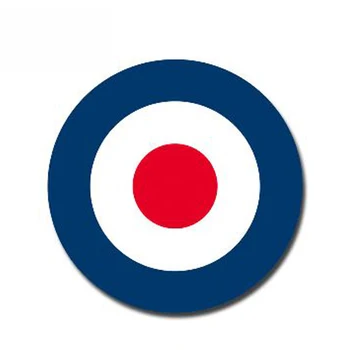 SZWL Творчески Винил RAF Roundel The Who Mod Target Vespa Светоотражающая Автомобили Стикер Водоустойчив Автоаксесоари, 13 см * 13 см